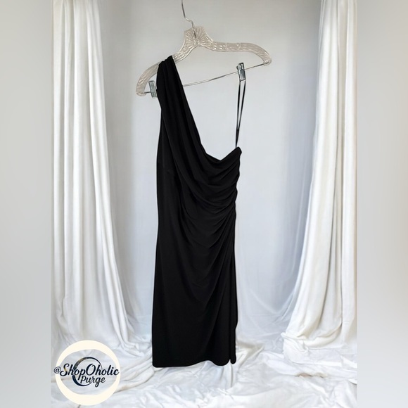 Ralph Lauren Dresses & Skirts - Black One Shoulder Dress size 18 Lauren Ralph Lauren